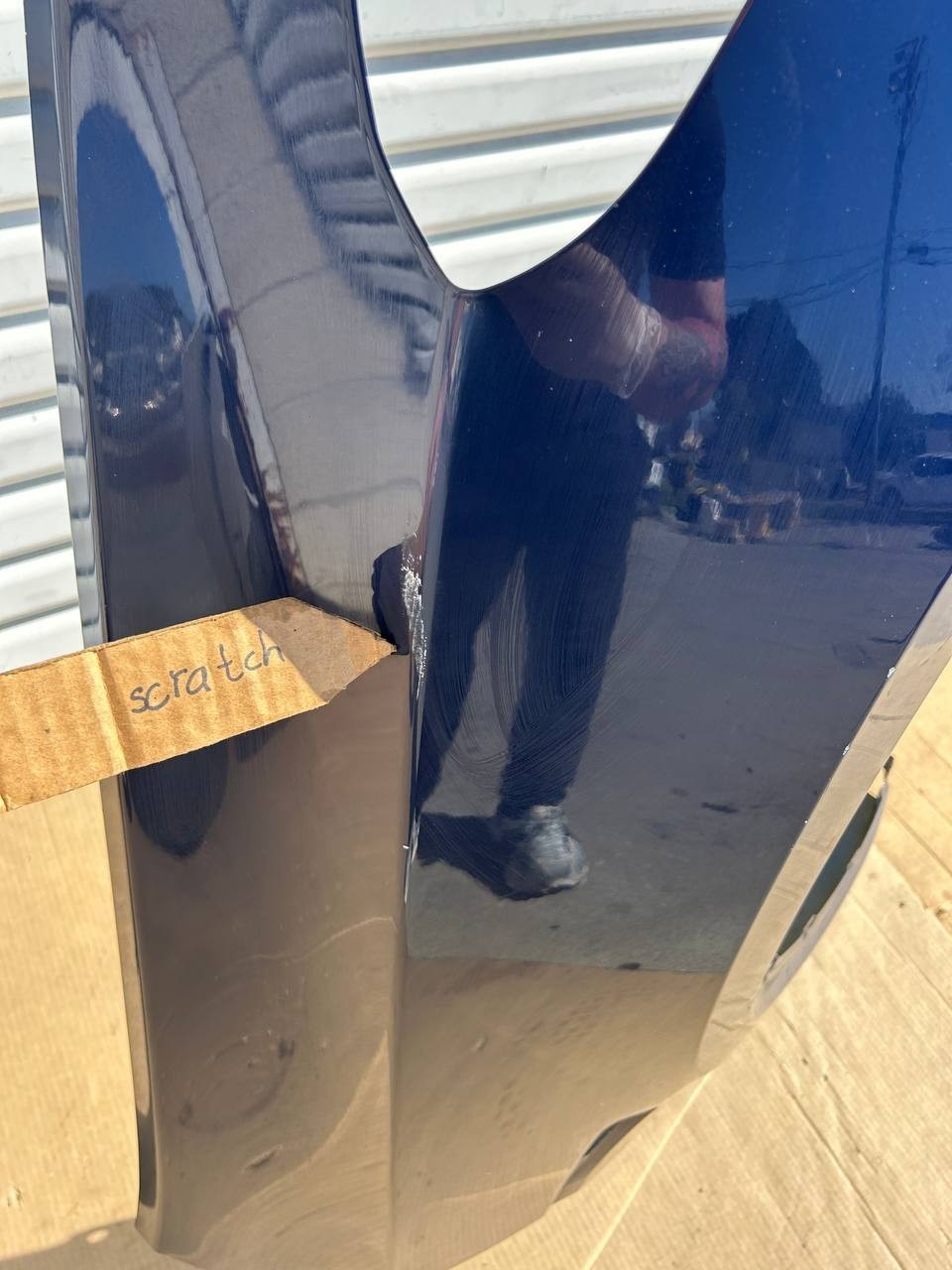 ✅2017-2024 Tesla Model Y Front Right Side Fender Blue w/scratch
