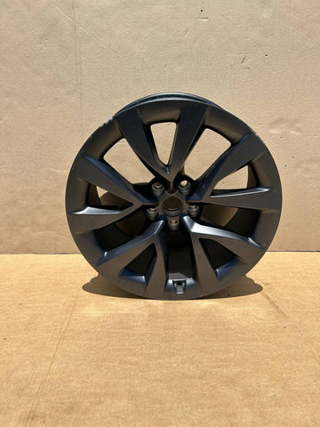 ✅21-24 OEM Tesla Model X 20x10 Rear Black Wheel 1620222-00-B /scratched