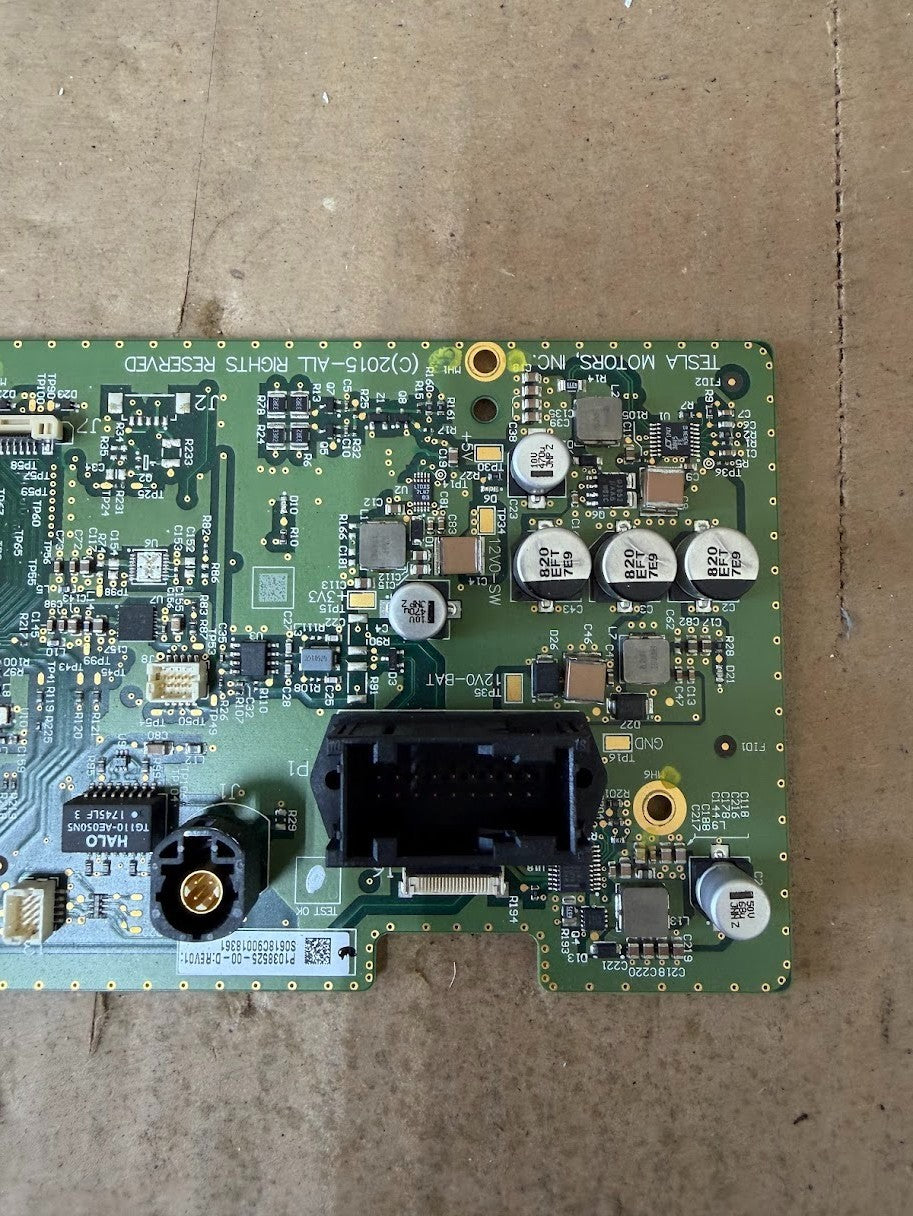 ✅ 12-15 Tesla Model S MS Instrument Cluster Speedometer Motherboard 1038525-00-D