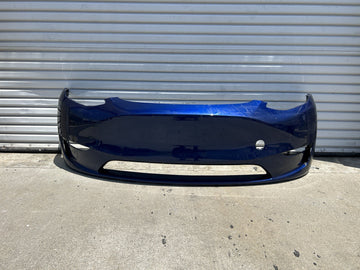 ✅2020 - 2023 OEM Tesla Model Y Front Bumper Cover Blue 1493745-00-A