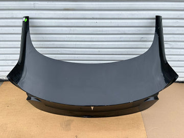 ✅ 17-23 Tesla Model 3 Trunk Lid Tailgate Shell Powered Black w/dent and scratch