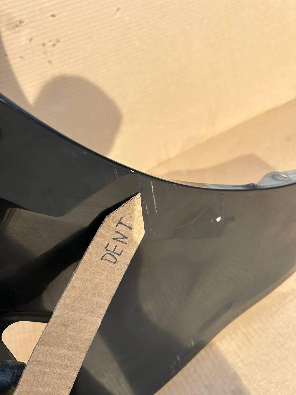 ✅ 24+ Tesla Model 3 Highland Front Right Side Fender Black w/dent and scratches