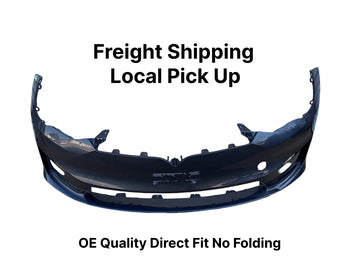 ✅21-25 Tesla Model S Front Bumper Cover No Sensors Gray OEM /scratched