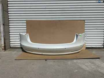✅2017-2023 Tesla Model 3 Rear Bumper Cover White w/ Sensor Holes OEM w/scratch