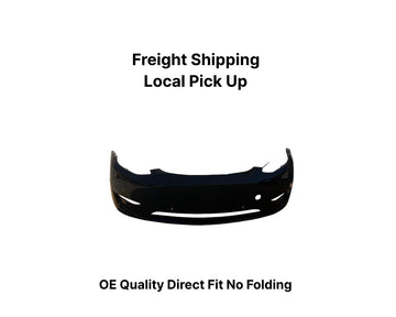 ✅20-24 Tesla Model Y Front Bumper Cover with Sensor Holes Black 1493736 /bent