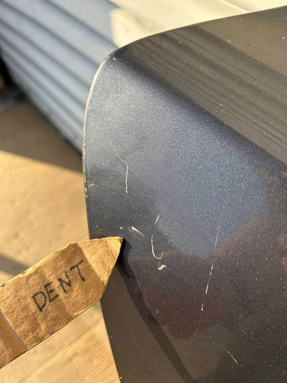 ✅16-21 Tesla S Rear Right Side Door Shell Panel Gray w/dent and scratches