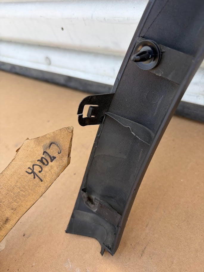✅ 20-24 Tesla Model Y Rear Left Wheel Fender Flare 1494187-00-C /cracked