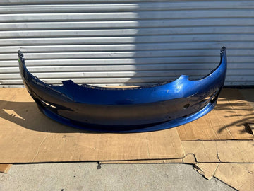 ✅2017-2023 Tesla Model 3 Front Bumper Cover Blue w/Sensor Holes OEM w/chip