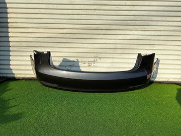 ✅ 17-23 Tesla Model 3 Rear Bumper Cover No Sensors Black  /broken