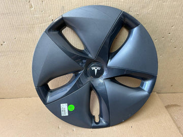 ✅ 17-20 Tesla Model 3 Aero Wheel Rim Cover Hub Cap 18" 1044231-99-B w/scratches