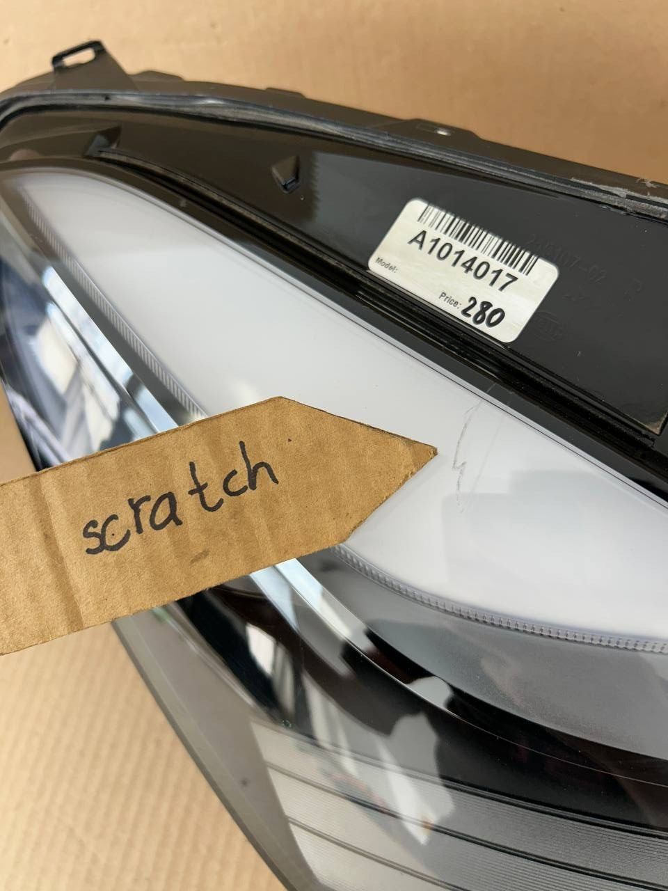 ✅21-23 Tesla Model 3 Y Passenger Side LED Headlight 1514953-00D w/scratch