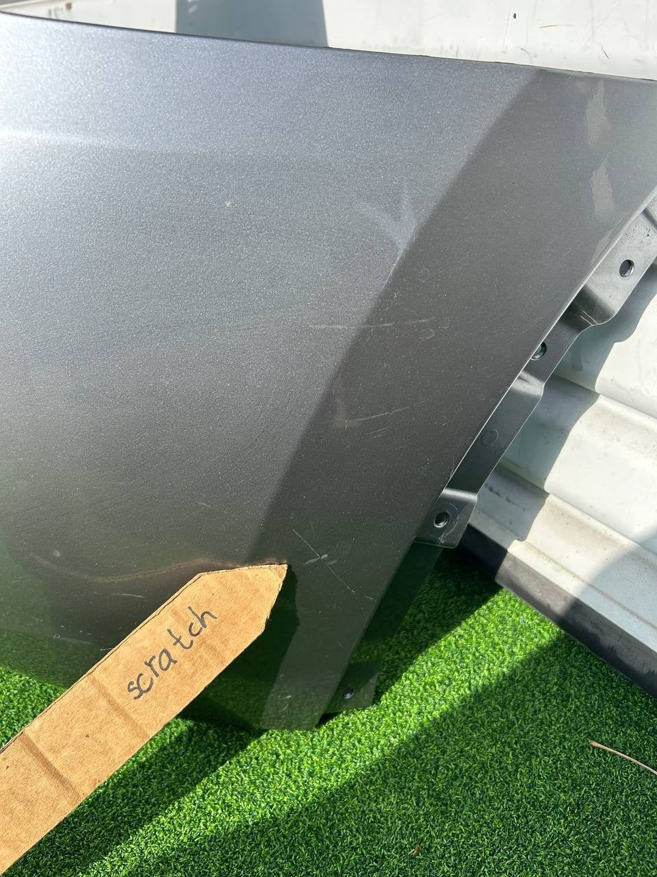 ✅ 2020-2024 Tesla Model Y Rear Bumper Cover Quicksilver 1493735-TX-A w/scratches