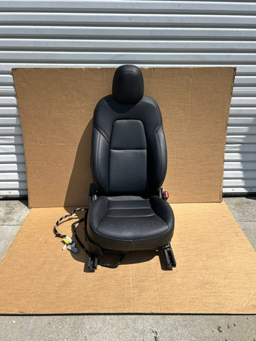 ✅17-23 Tesla Model 3 Front Right Side 1st Row Seat Black OEM 1456943-99-E w/Dent