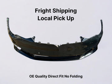 ✅ 16-21 Tesla Model S MS Front Bumper Cover Black w/chip and scratches
