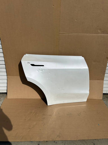 ✅2020-2023 Tesla Model Y Rear Right Door Shell Skin White OEM w/dent