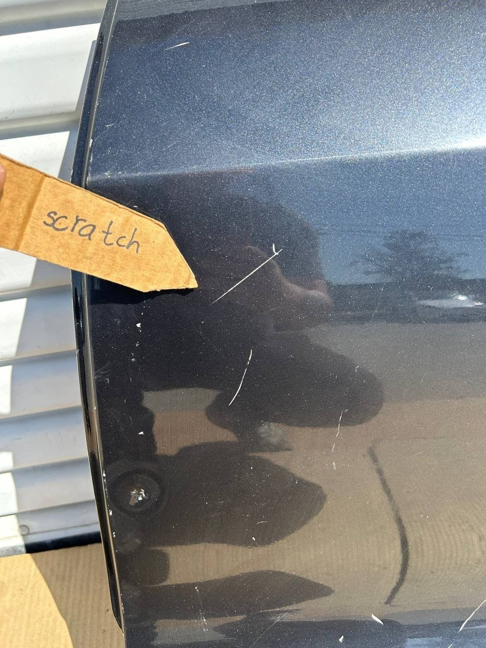 ✅ 2024+ Tesla Model 3 Highland Rear Left Side Door Shell Gray w/scratches