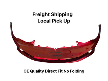 ✅16-20 Tesla Model S Front Bumper Cover w/Sensorm Holes Red /dented
