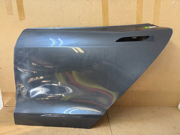 ✅12-15 OEM Tesla S Rear Left Side Door Shell Gray Panel 6006394 /dented