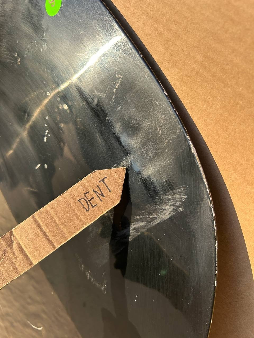 2023 Tesla Model Y Hood Bonnet Shell Panel Black OEM w/dent and scratch