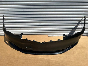✅21+ Tesla Model X Front Bumper Cover Black  w/Sensor Holes /cracked