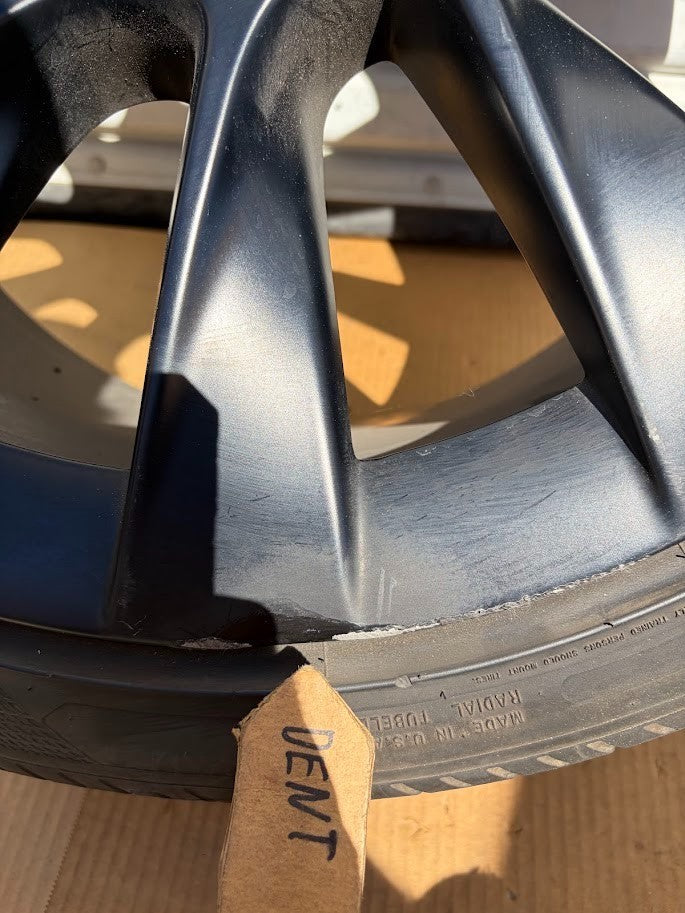 ✅20-24 Tesla Model Y 20" Wheel Rim Front+Rear w/ Sensor 1188223-00-B/dented