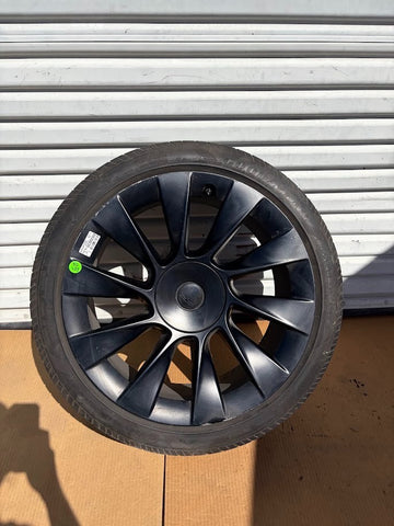 ✅20-24 Tesla Model Y 20" Wheel Rim Front+Rear w/ Sensor 1188223-00-B/dented