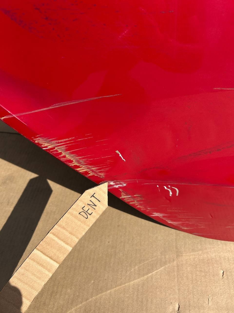 ✅2017-2023 Tesla Model 3 Rear Right Passenger Side Door Shell Red w/scratches