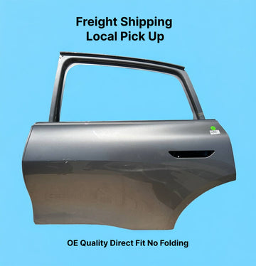 ✅ 22-24 Lucid Air Rear Left Driver Side Door Shell Silver w/scratches
