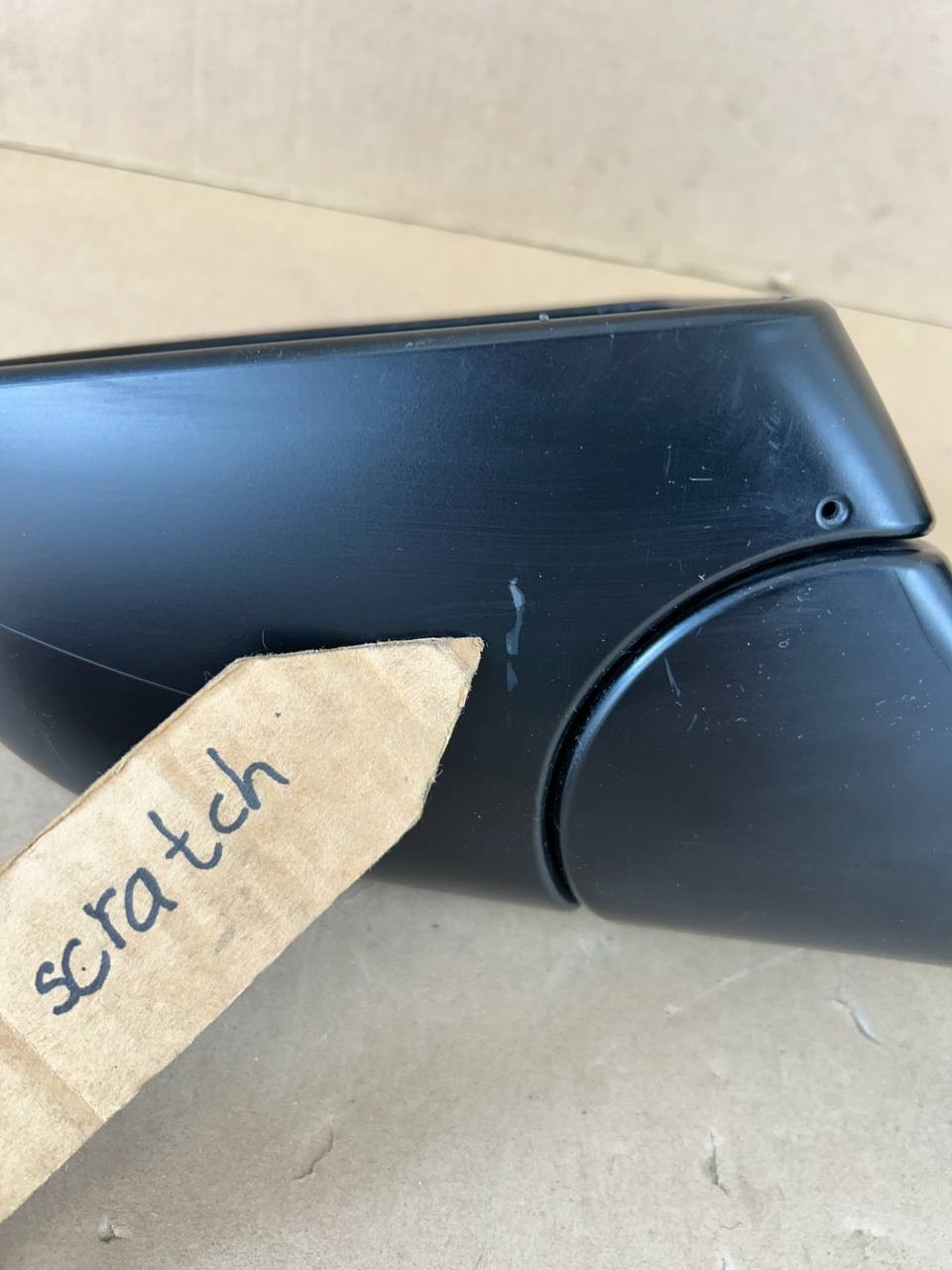 ✅ 20-24 Tesla Model Y Front Left Hand Side Door Mirror 1495587-00-E /scratches