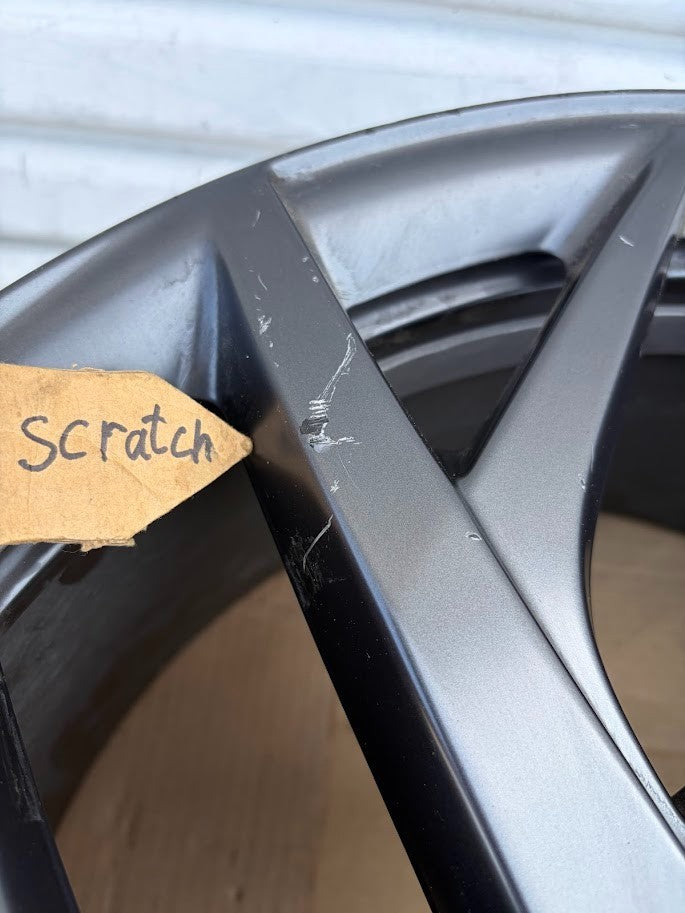 ✅26+ Tesla Model S Plaid 21" 21x9.5J Black Wheel Rim Factory OEM 1420263-00-A