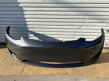 ✅20-24 Tesla Model Y Front Bumper Cover Gray w/scratches