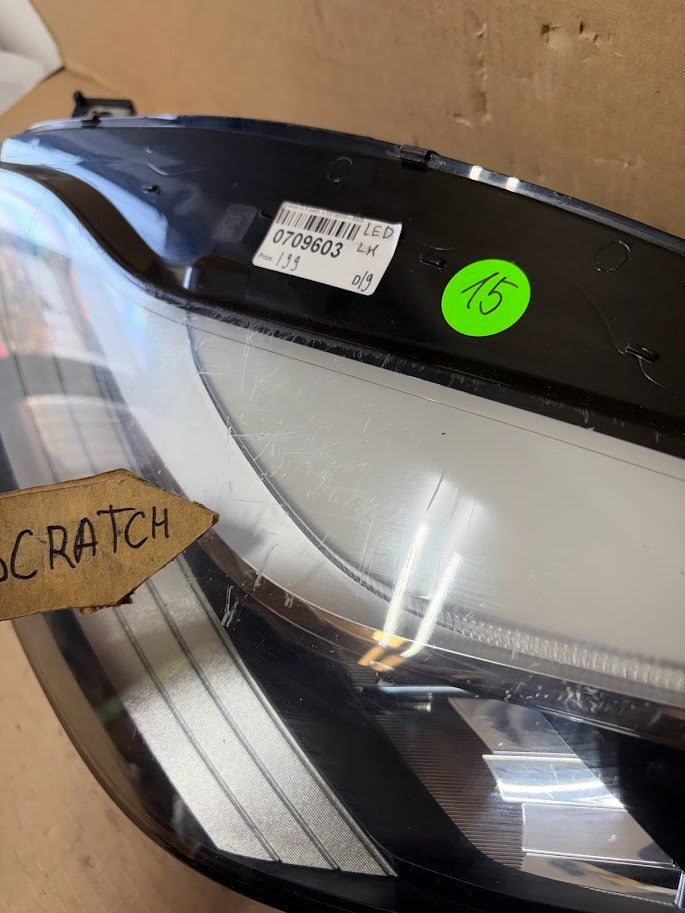 ✅ 17-23 Tesla Model 3 Front Left LED Headlight 1077371-10-I /scratched