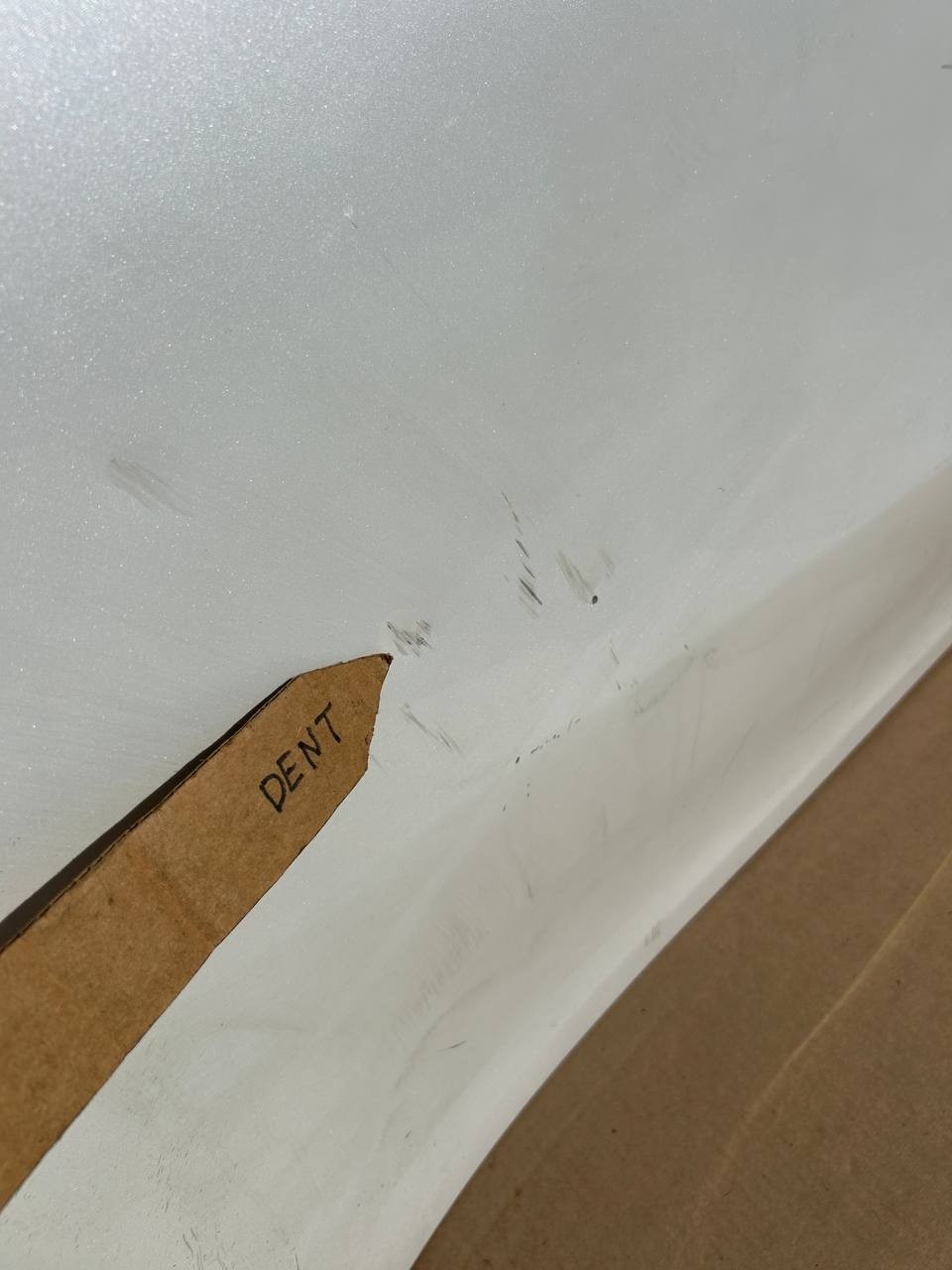 ✅2020-2023 Tesla Model Y Rear Right Door Shell Skin White OEM w/dent