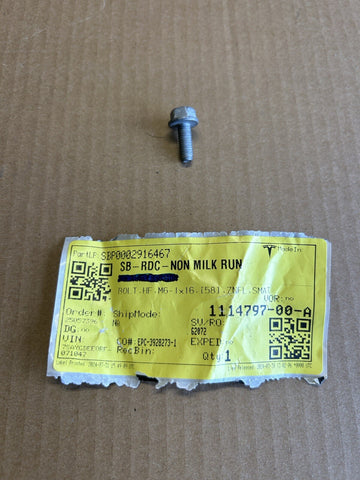 ✅Tesla Model 3/ Y  BOLT, HF,M6-1X16,58],ZNFL,SMAT 1114797-00-A