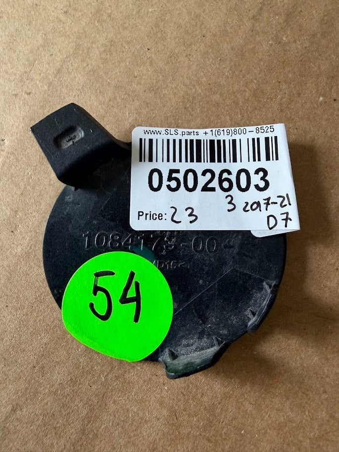 ✅ 2017-2021 Tesla Model 3 Front Bumper Tow Hook Cover Black 1460701-00-B