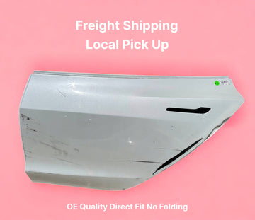✅ 2024 Tesla Model 3 Rear Left Door Shell White w/scracthes