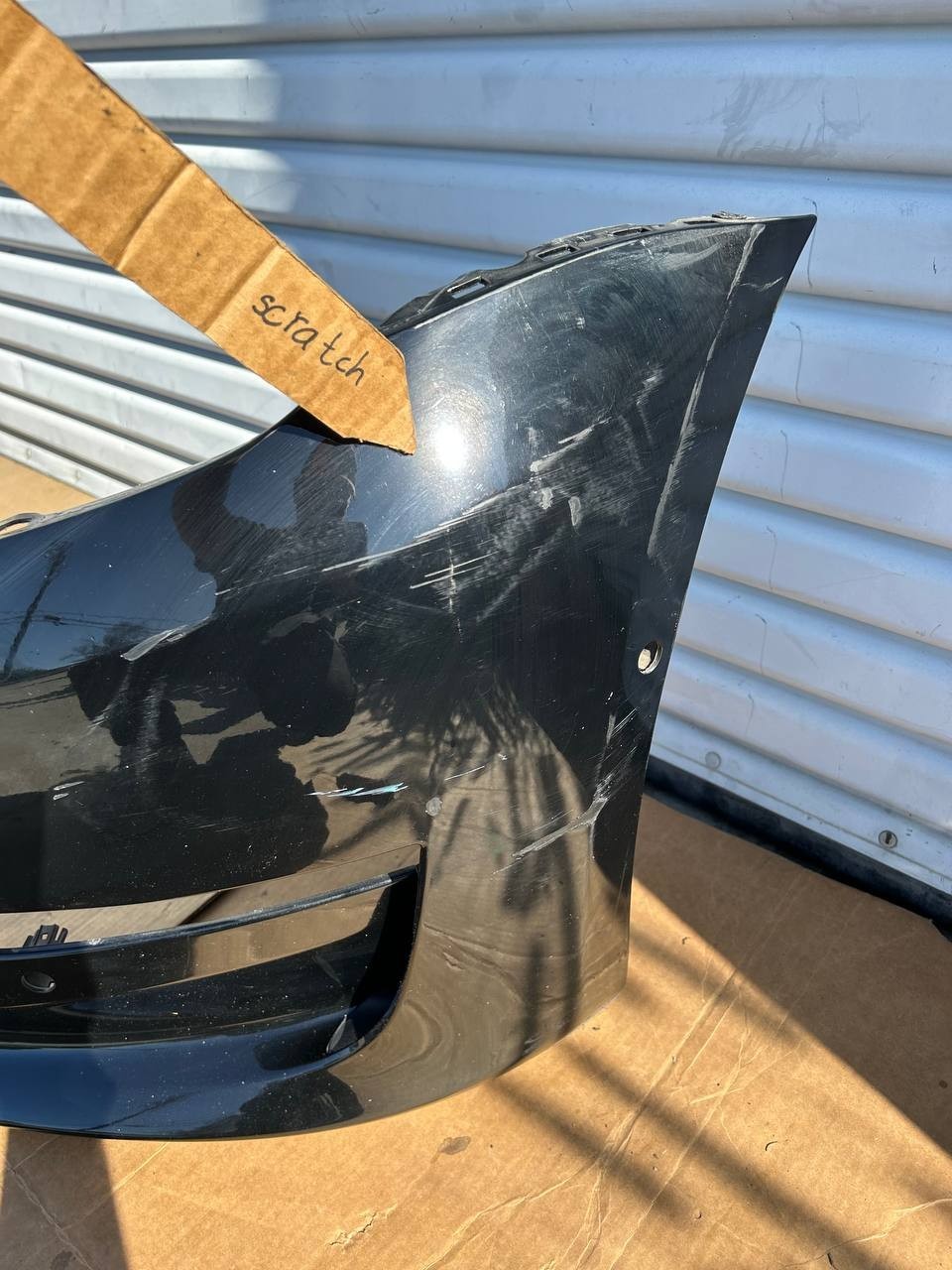 ✅2017-2023 Tesla Model 3 Front Bumper Cover Black w/Sensor Holes w/chip