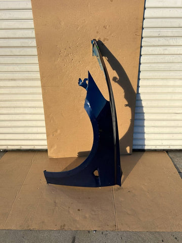 ✅2017-2023 Tesla Model 3 Front Left LH Side Fender Blue w/dent and scratches