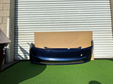 ✅24-25 Tesla Model 3 Front Bumper Deep Blue Metallic 2005802-00-B w/scratches