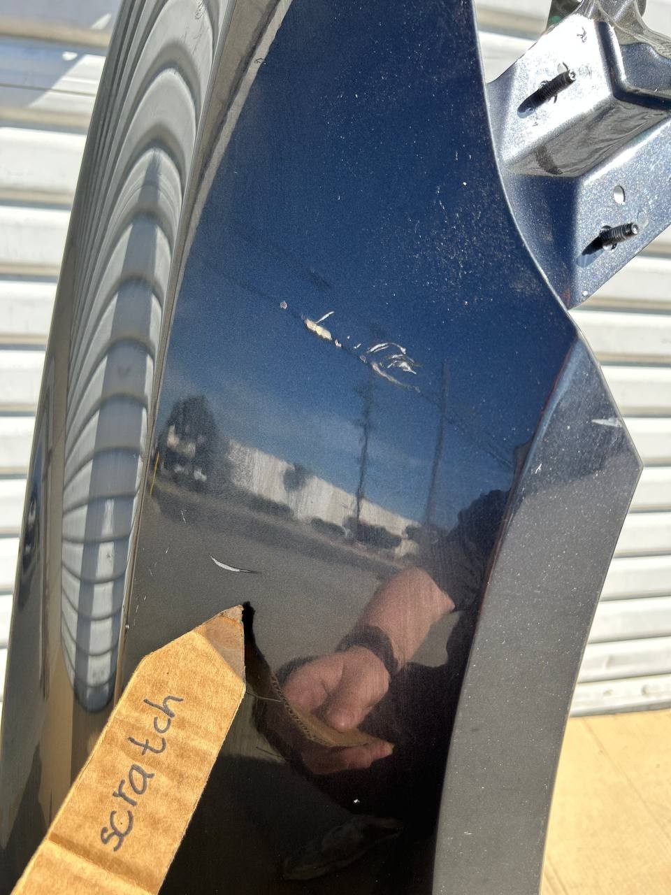 ✅ 2024-2025 Tesla Model 3 Front Right Side Fender Gray w/scratches