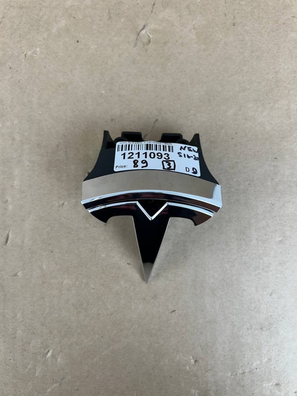 ✅ NEW! 16-20 Tesla Model S Front T-Emblem Logo Chrome Badge Assembly 1053686