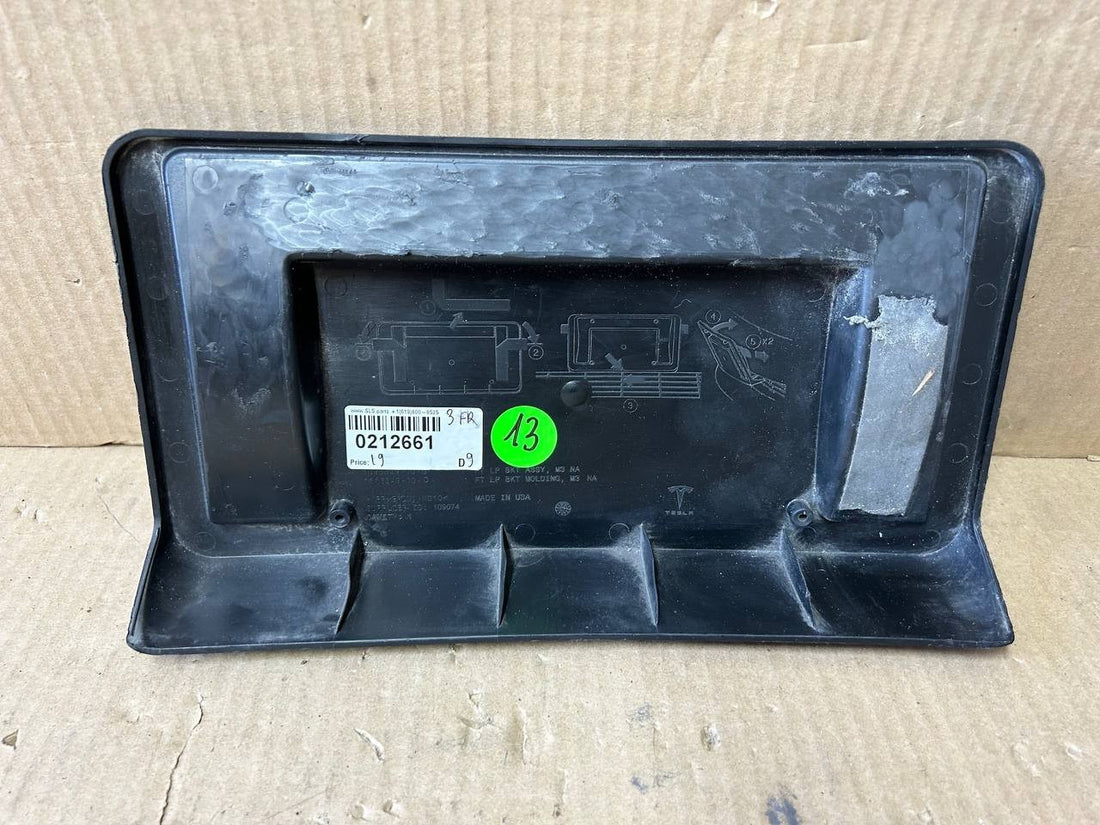✅ 17-23 Tesla Model 3 Front License Plate Molding Bracket Holder 1096829-00-D