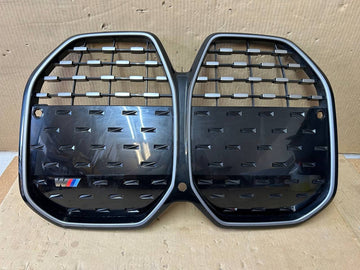 ✅22-24 BMW I4 G26 Front Bumper Center Grille w/ Logo 5113188013 OEM