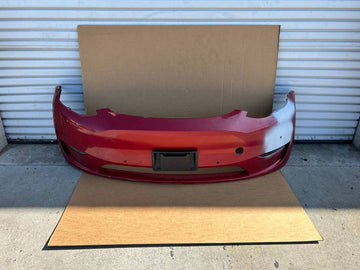 ✅2020-2023 Tesla Model Y Front Bumper Cover Red OEM  1493745-00-A
