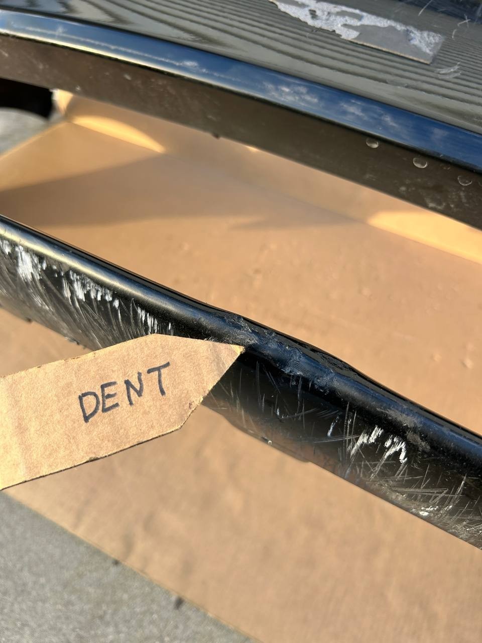 ✅2021-2023 Tesla Model S Front Bumper Cover OEM w/dent and scratches