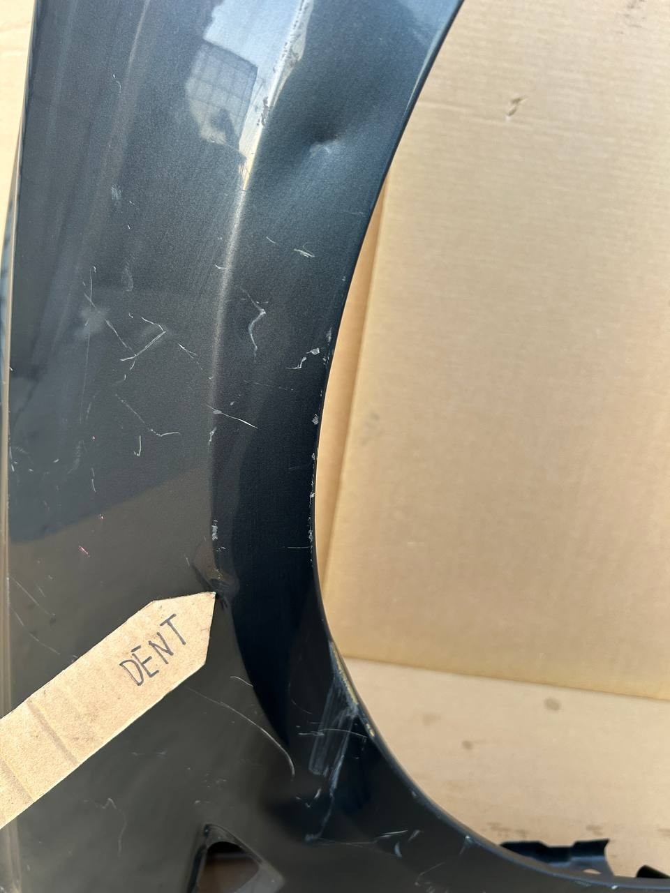 ✅2017-2023 Tesla Model 3 Front Right RH Side Fender Black w/dent and scratches
