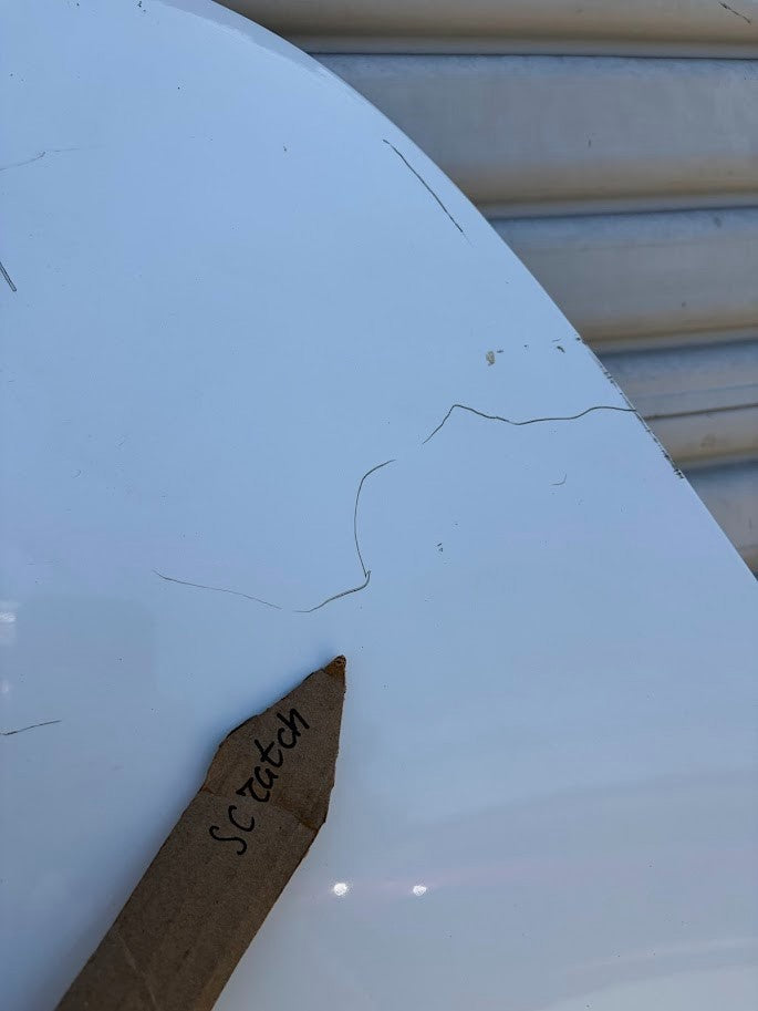 ✅2017-2023 Tesla Model 3 Hood Bonnet Shell Panel Cover White OEM /scratched