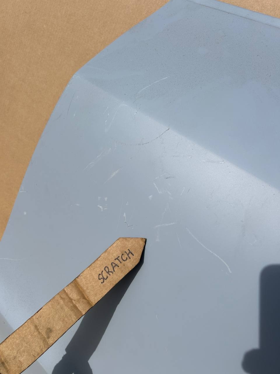 ✅17-23 Tesla Model 3 Rear Left Driver Side Door Shell Primer w/scratches