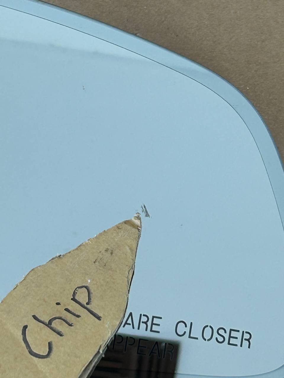 ✅OEM Tesla Model Y Mirror Glass Right Side 925-3136-001 /chip