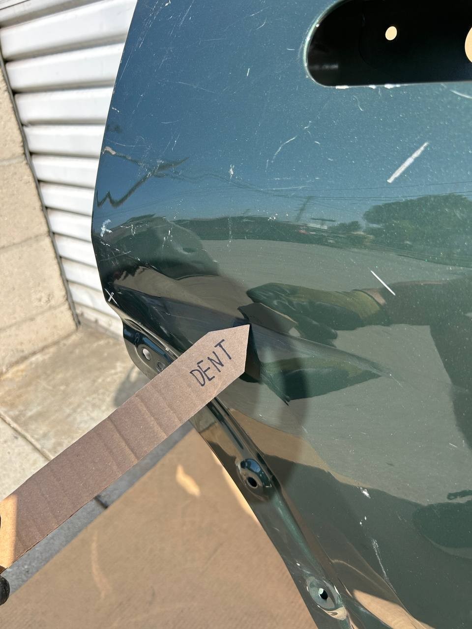✅2022-2024 Rivian R1S Rear Right Passenger Door Shell OEM w/dent and scratches